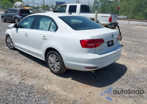 2015 Volkswagen Jetta 1.8T Se из США, поврежденный, VIN 3VWD07AJXFM337943